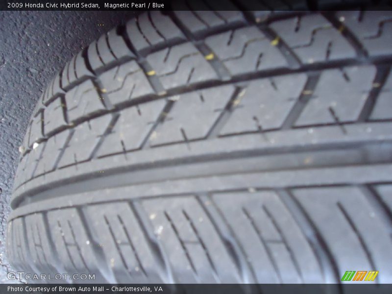 Magnetic Pearl / Blue 2009 Honda Civic Hybrid Sedan