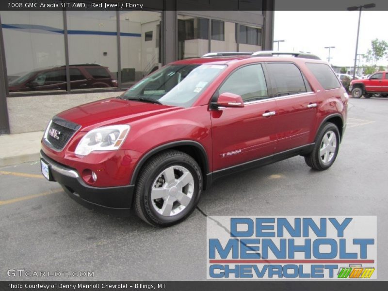 Red Jewel / Ebony 2008 GMC Acadia SLT AWD