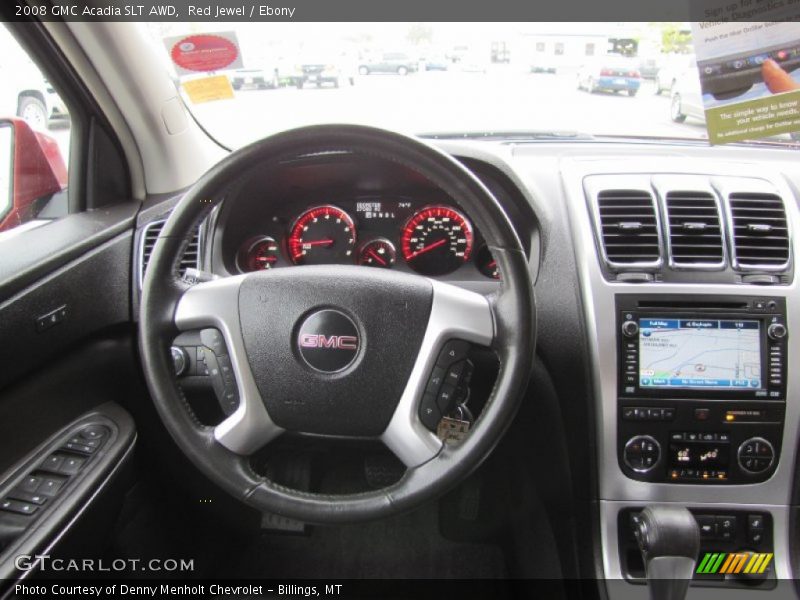 Red Jewel / Ebony 2008 GMC Acadia SLT AWD