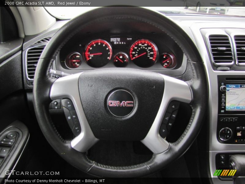 Red Jewel / Ebony 2008 GMC Acadia SLT AWD