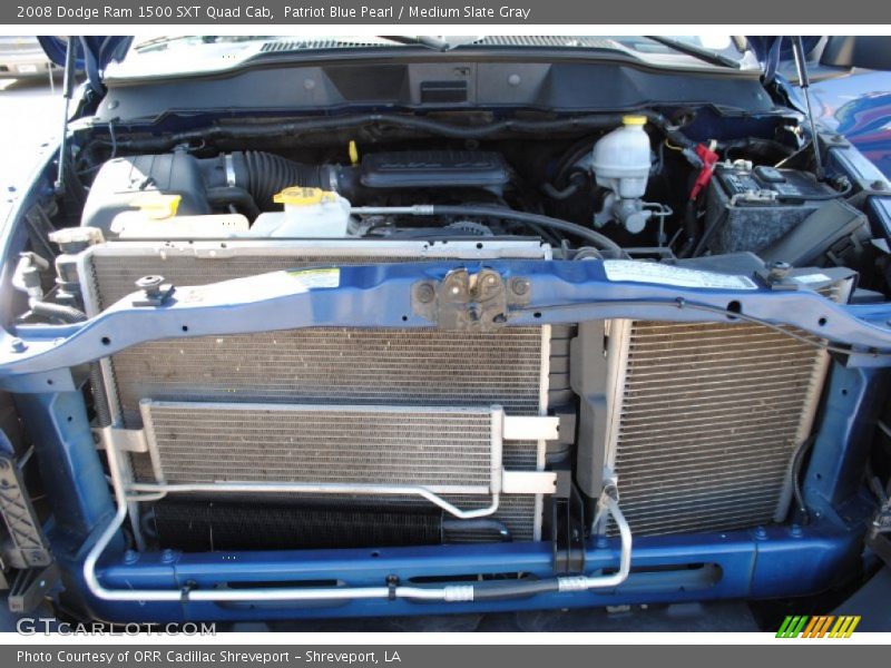 Patriot Blue Pearl / Medium Slate Gray 2008 Dodge Ram 1500 SXT Quad Cab