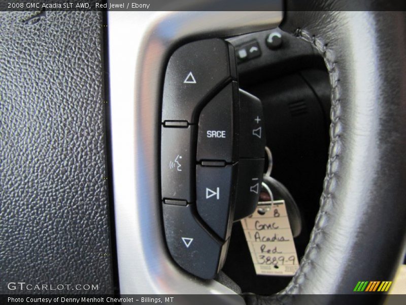 Red Jewel / Ebony 2008 GMC Acadia SLT AWD