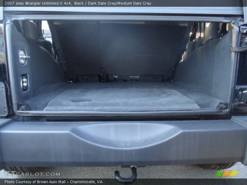 Black / Dark Slate Gray/Medium Slate Gray 2007 Jeep Wrangler Unlimited X 4x4
