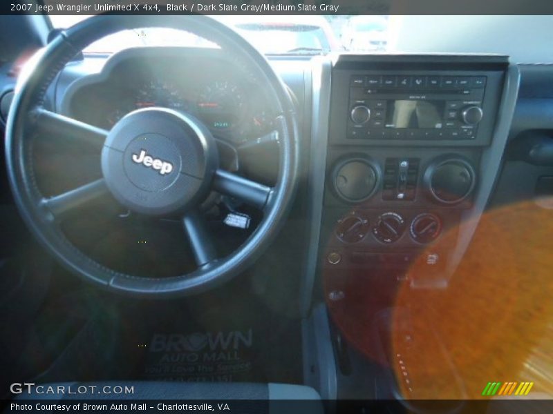 Black / Dark Slate Gray/Medium Slate Gray 2007 Jeep Wrangler Unlimited X 4x4