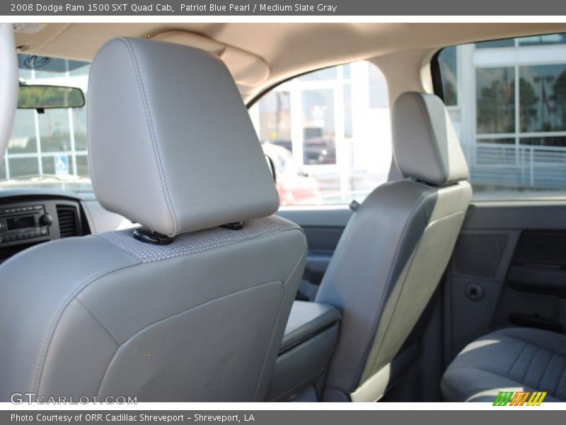 Patriot Blue Pearl / Medium Slate Gray 2008 Dodge Ram 1500 SXT Quad Cab