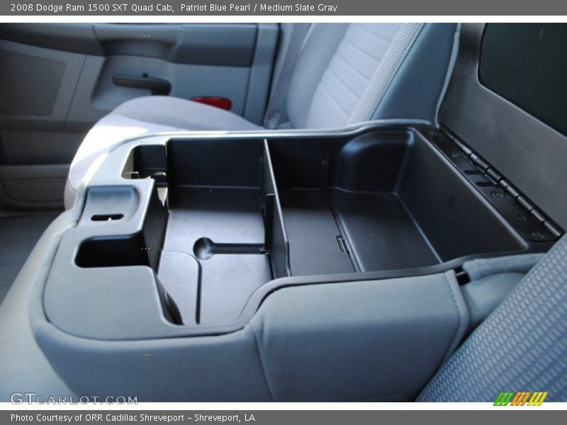 Patriot Blue Pearl / Medium Slate Gray 2008 Dodge Ram 1500 SXT Quad Cab