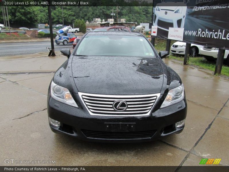 Obsidian Black / Black 2010 Lexus LS 460 L AWD