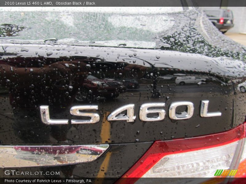 Obsidian Black / Black 2010 Lexus LS 460 L AWD