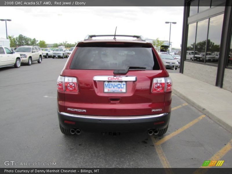 Red Jewel / Ebony 2008 GMC Acadia SLT AWD