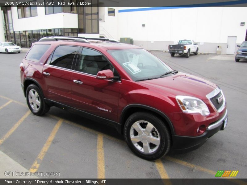 Red Jewel / Ebony 2008 GMC Acadia SLT AWD