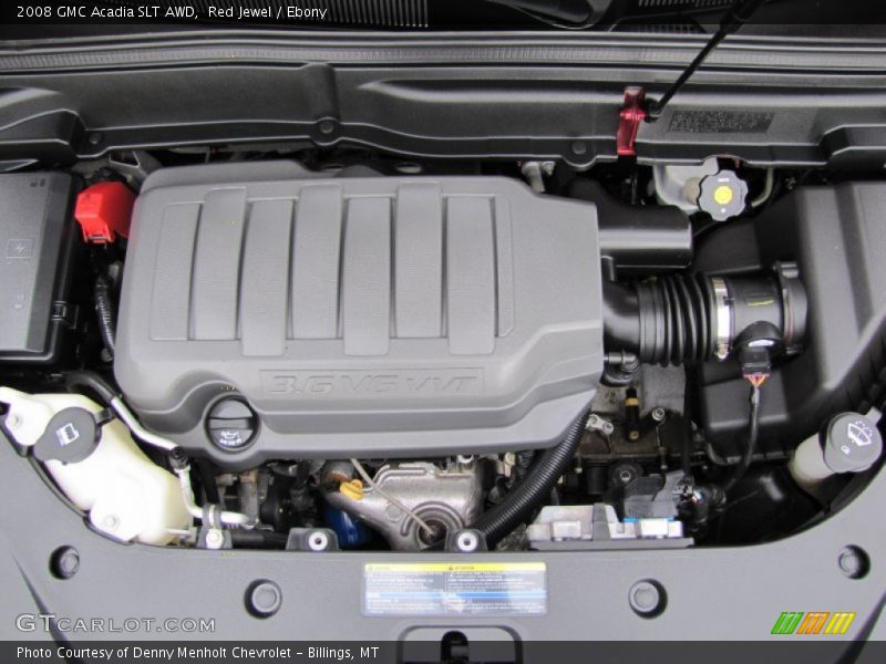 Red Jewel / Ebony 2008 GMC Acadia SLT AWD