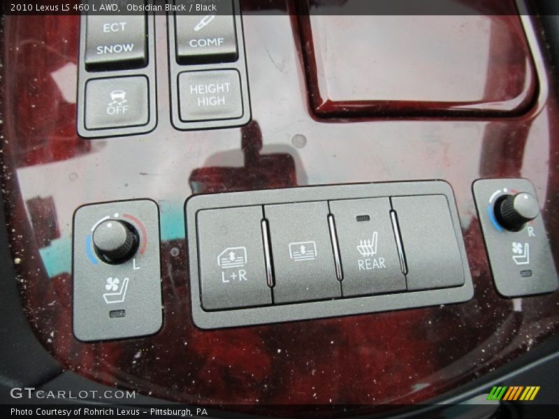 Controls of 2010 LS 460 L AWD