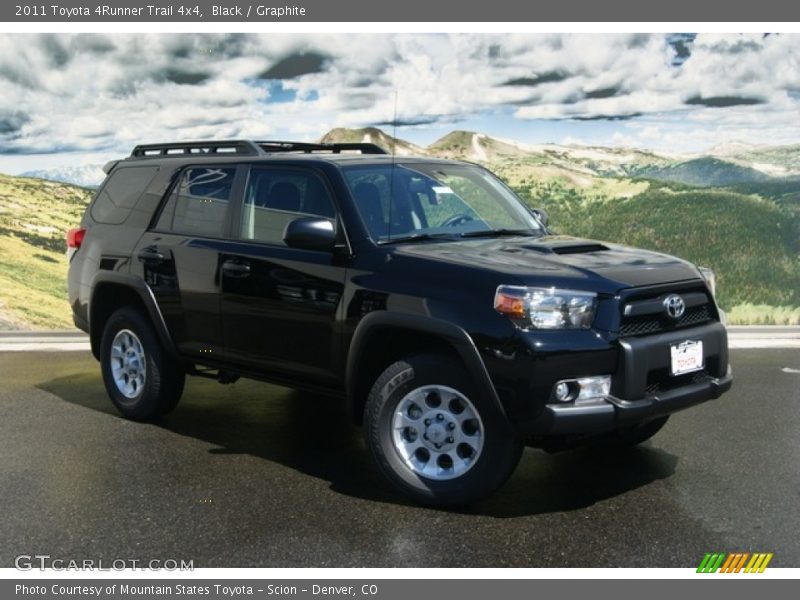 Black / Graphite 2011 Toyota 4Runner Trail 4x4