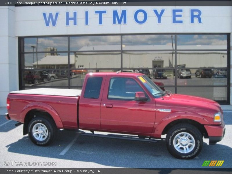 Redfire Metallic / Medium Dark Flint 2010 Ford Ranger Sport SuperCab
