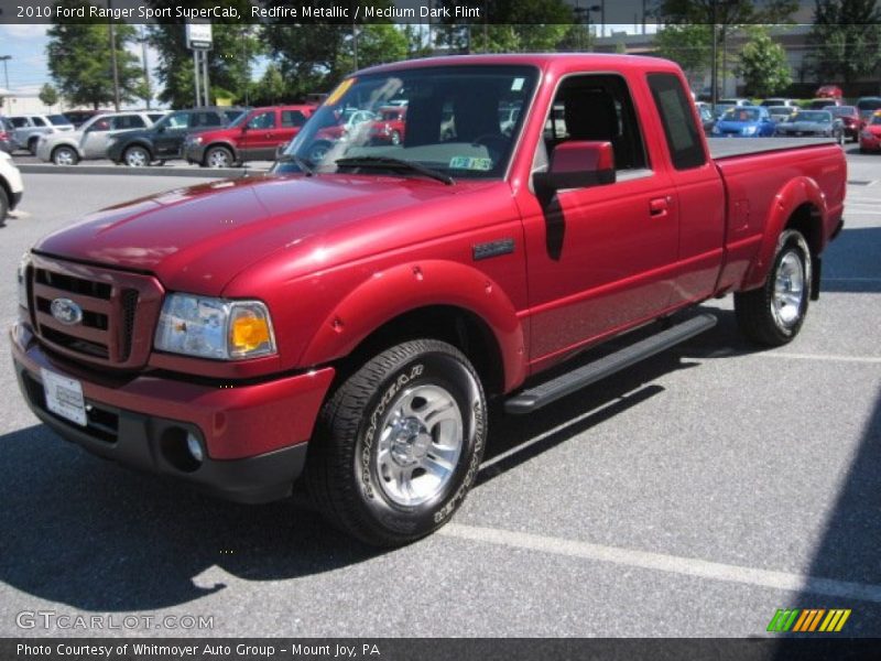 Redfire Metallic / Medium Dark Flint 2010 Ford Ranger Sport SuperCab