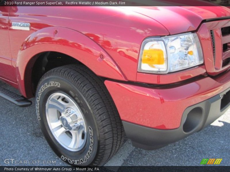 Redfire Metallic / Medium Dark Flint 2010 Ford Ranger Sport SuperCab