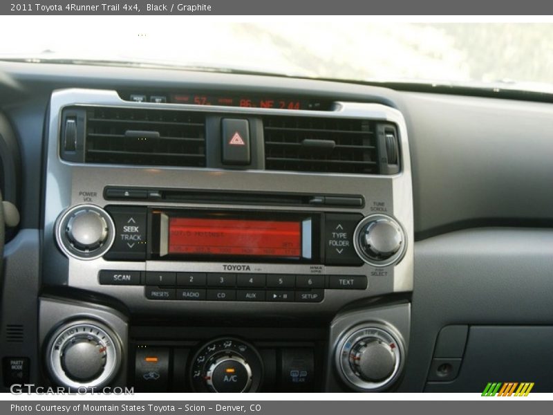 Black / Graphite 2011 Toyota 4Runner Trail 4x4