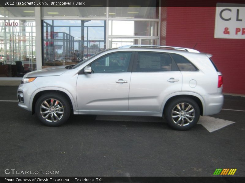 Bright Silver / Black 2012 Kia Sorento SX V6