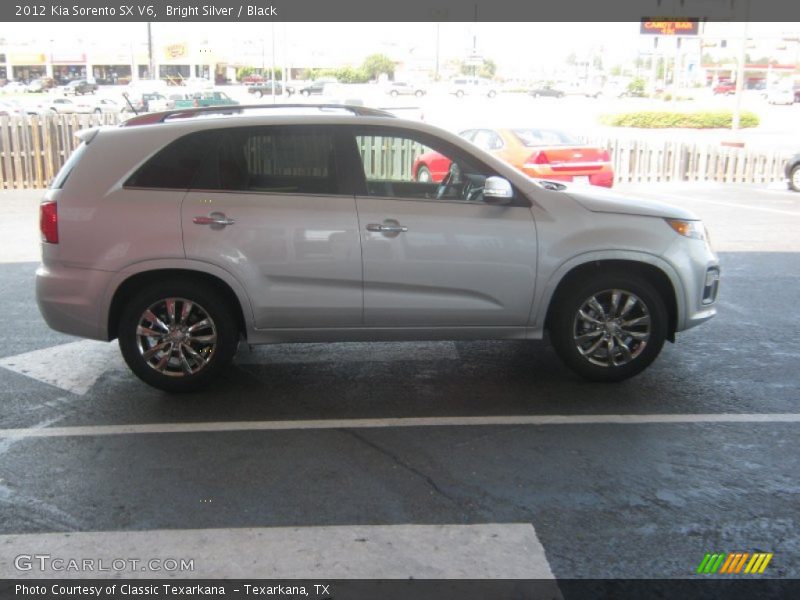 Bright Silver / Black 2012 Kia Sorento SX V6