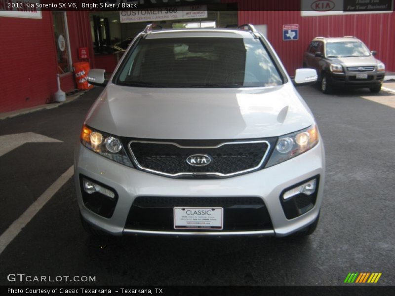 Bright Silver / Black 2012 Kia Sorento SX V6