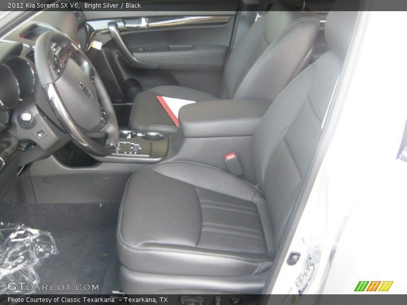 Bright Silver / Black 2012 Kia Sorento SX V6