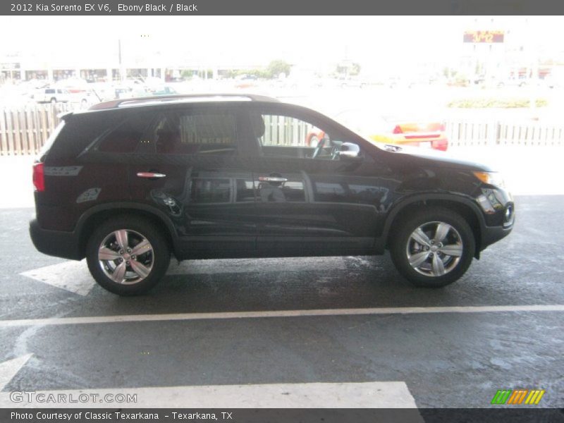 Ebony Black / Black 2012 Kia Sorento EX V6
