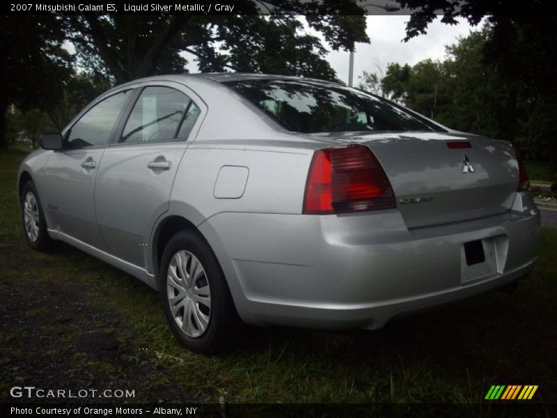 Liquid Silver Metallic / Gray 2007 Mitsubishi Galant ES