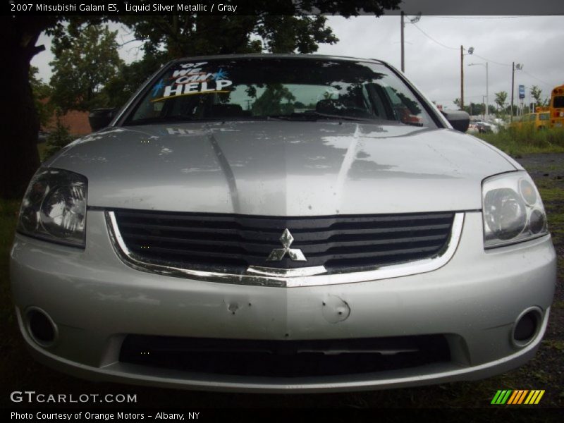 Liquid Silver Metallic / Gray 2007 Mitsubishi Galant ES