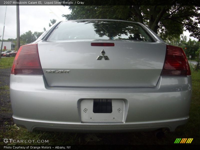 Liquid Silver Metallic / Gray 2007 Mitsubishi Galant ES