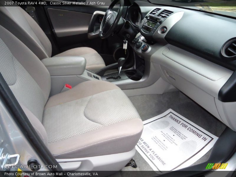 Classic Silver Metallic / Ash Gray 2007 Toyota RAV4 4WD