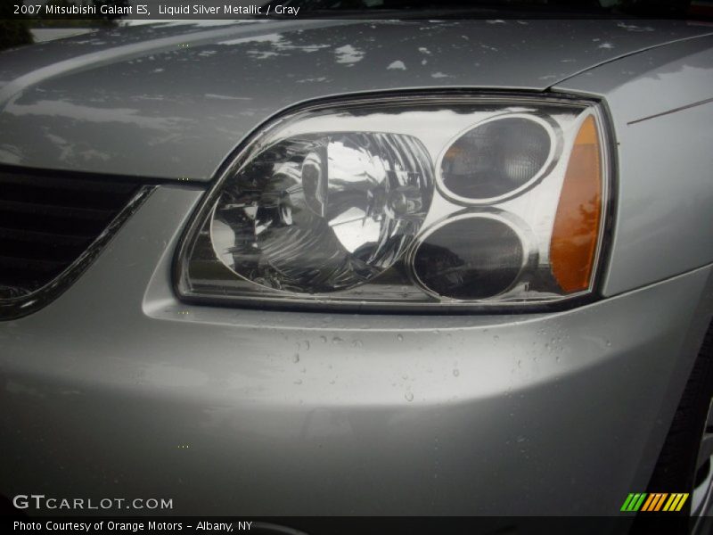 Liquid Silver Metallic / Gray 2007 Mitsubishi Galant ES