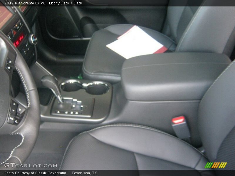 Ebony Black / Black 2012 Kia Sorento EX V6