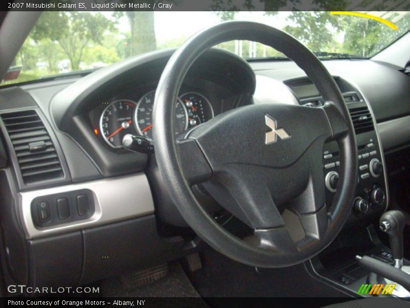 Liquid Silver Metallic / Gray 2007 Mitsubishi Galant ES