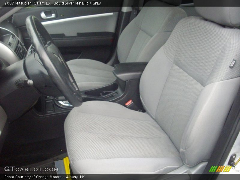 Liquid Silver Metallic / Gray 2007 Mitsubishi Galant ES
