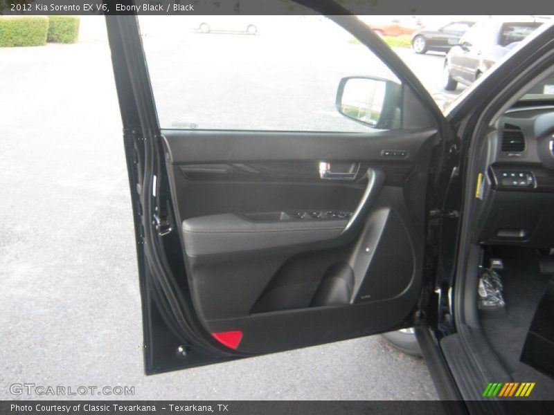 Ebony Black / Black 2012 Kia Sorento EX V6