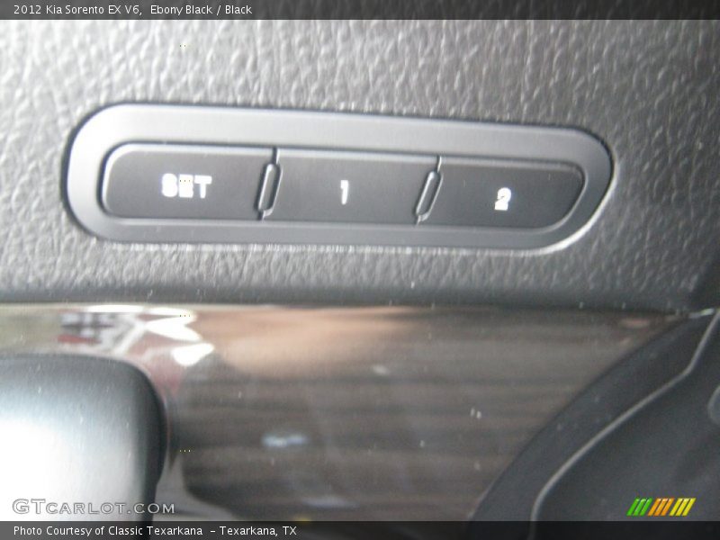 Ebony Black / Black 2012 Kia Sorento EX V6