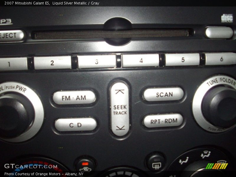 Liquid Silver Metallic / Gray 2007 Mitsubishi Galant ES