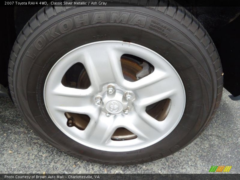 Classic Silver Metallic / Ash Gray 2007 Toyota RAV4 4WD