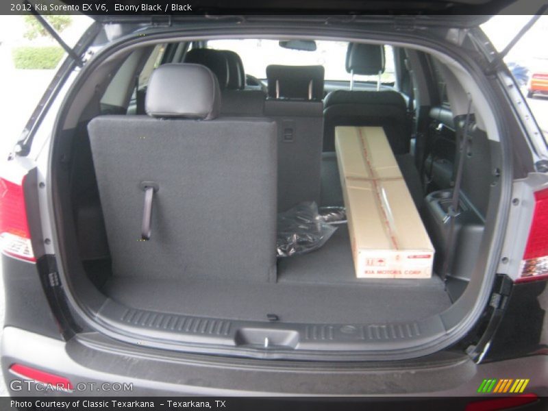 Ebony Black / Black 2012 Kia Sorento EX V6