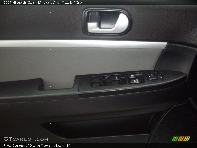 Liquid Silver Metallic / Gray 2007 Mitsubishi Galant ES