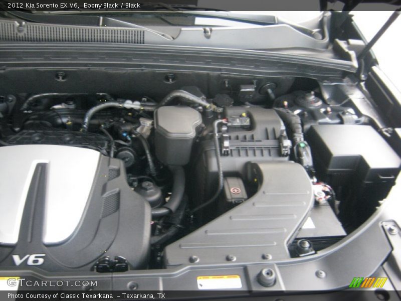 Ebony Black / Black 2012 Kia Sorento EX V6