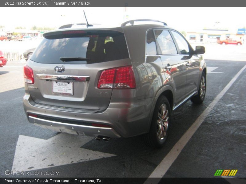 Titanium Silver / Black 2012 Kia Sorento SX V6