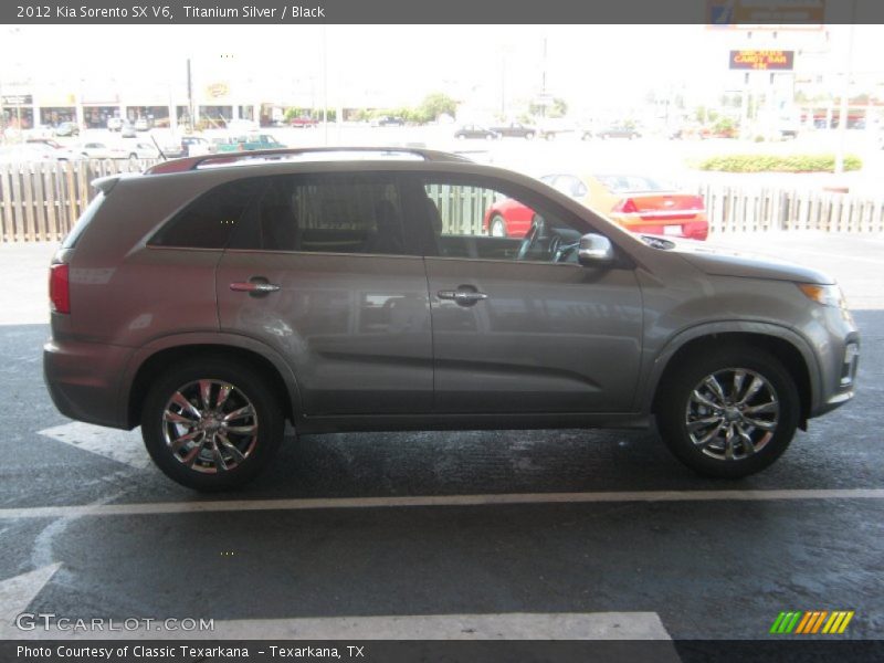 Titanium Silver / Black 2012 Kia Sorento SX V6