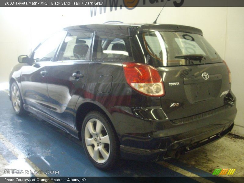 Black Sand Pearl / Dark Gray 2003 Toyota Matrix XRS