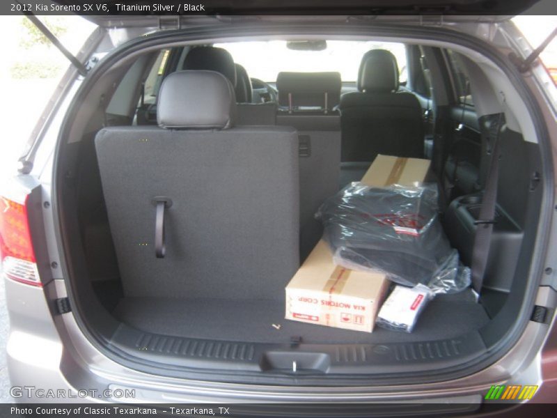 Titanium Silver / Black 2012 Kia Sorento SX V6