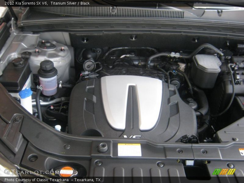 Titanium Silver / Black 2012 Kia Sorento SX V6