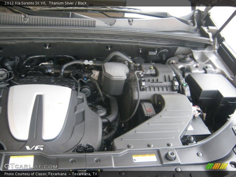 Titanium Silver / Black 2012 Kia Sorento SX V6