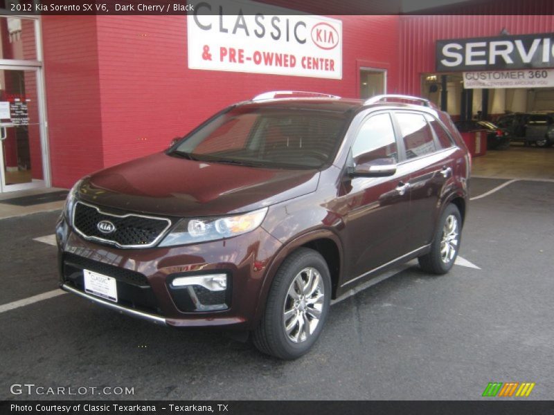 Dark Cherry / Black 2012 Kia Sorento SX V6