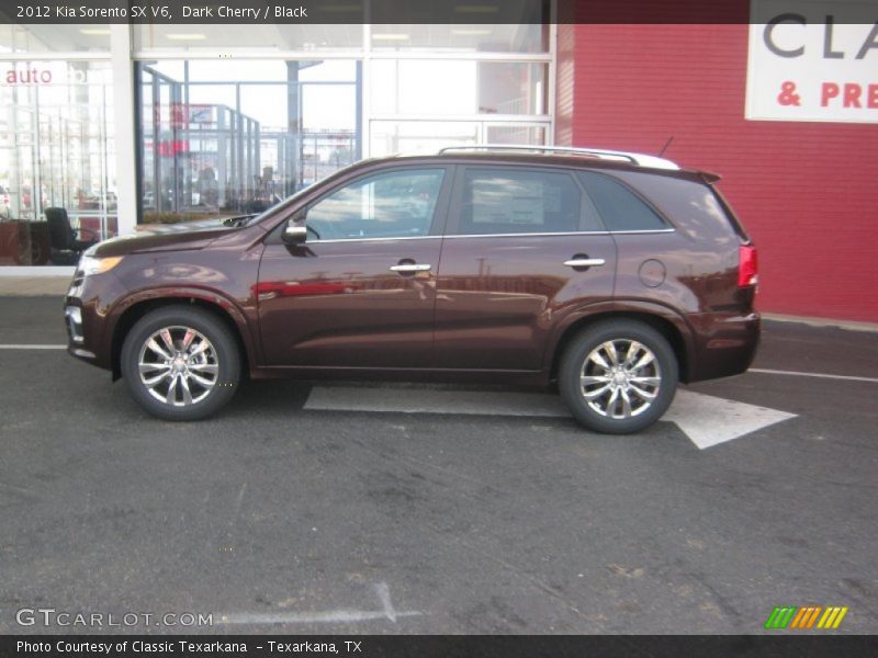 Dark Cherry / Black 2012 Kia Sorento SX V6