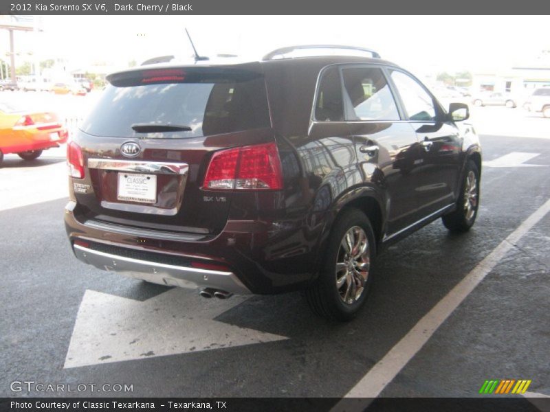 Dark Cherry / Black 2012 Kia Sorento SX V6